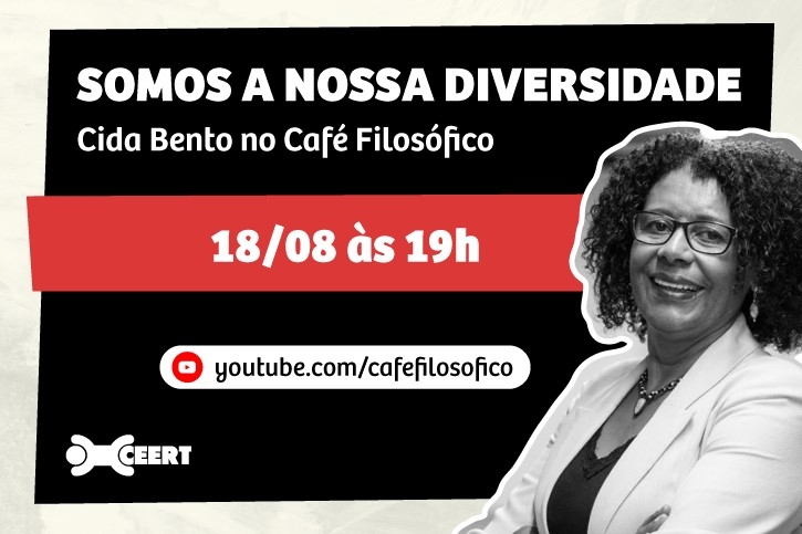 Cida Bento no Café Filosófico